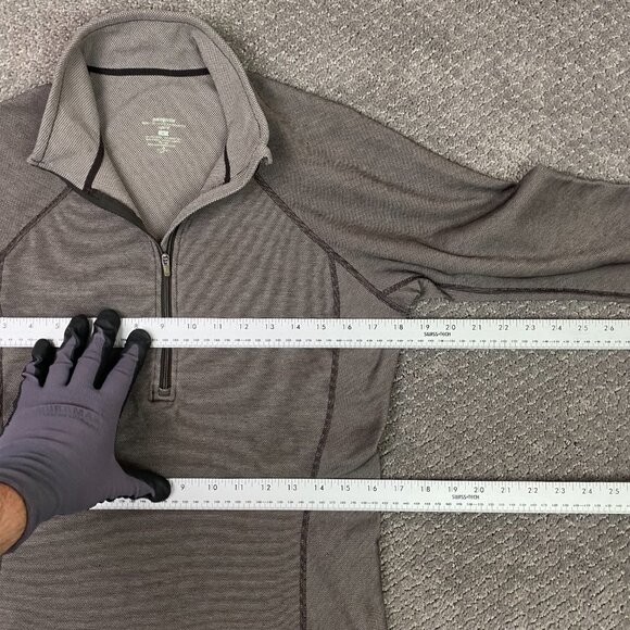 Patagonia Capilene 3 Midweight 1/4 Zip Pullover Women's Large Brown Base Layer - Picture 10 of 16